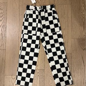P & Co Service Fatigue Pants - Checkerboard